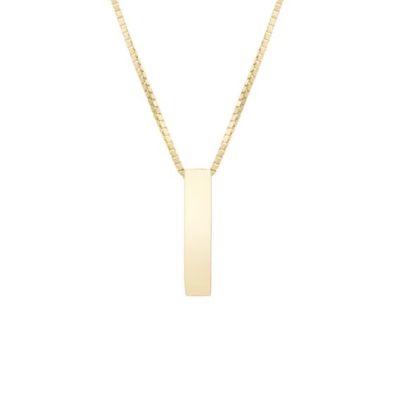 Block Letter Initial Necklace