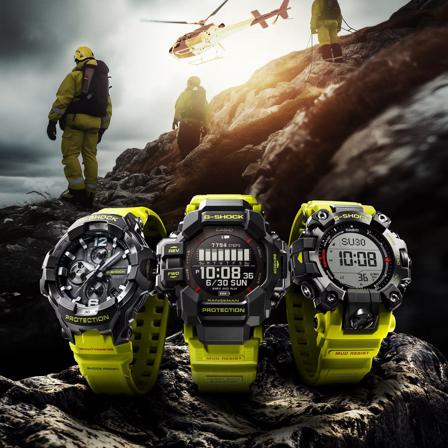 G-Shock - AD Gravitymaster Bluetooth Yellow