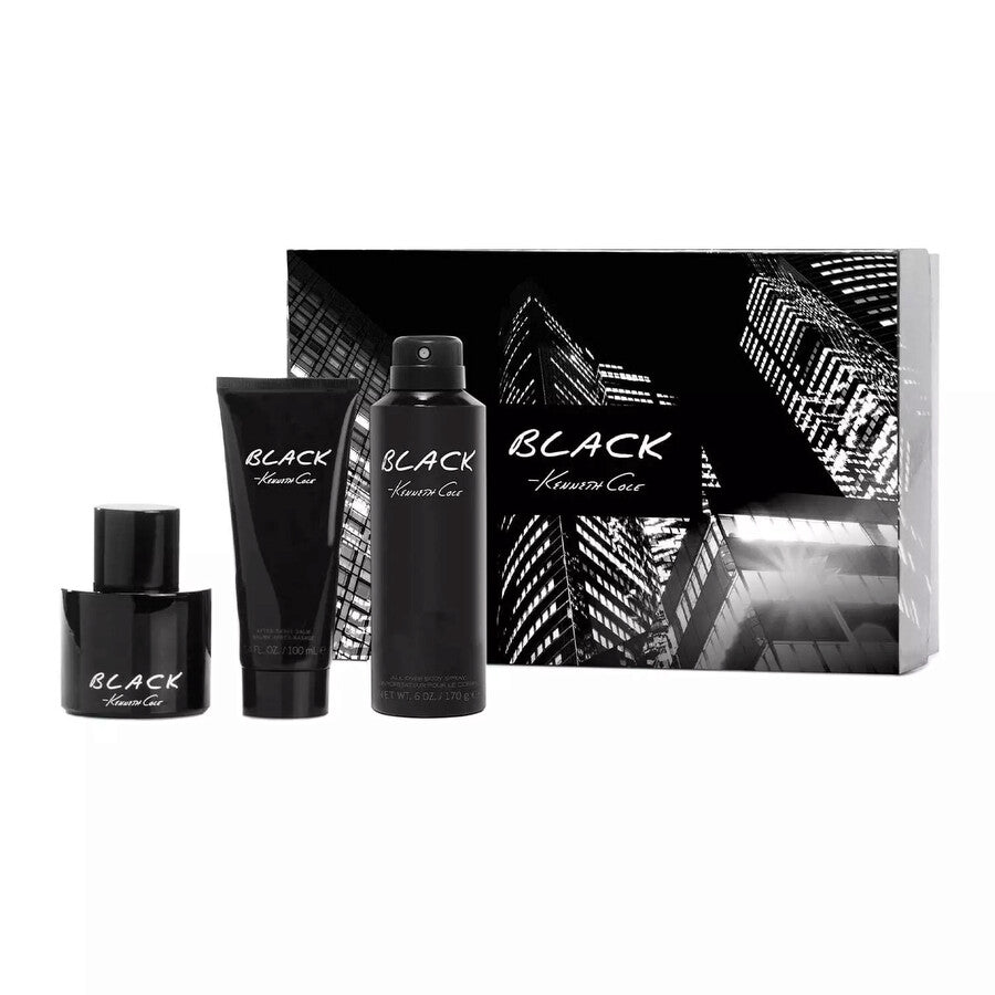 KENNETH COLE - Black 3 Piece Gift Set
