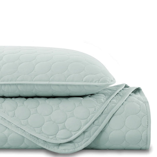 Circles Classic Quilt Set, Light Green