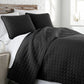 Circles Classic Quilt Set, Black