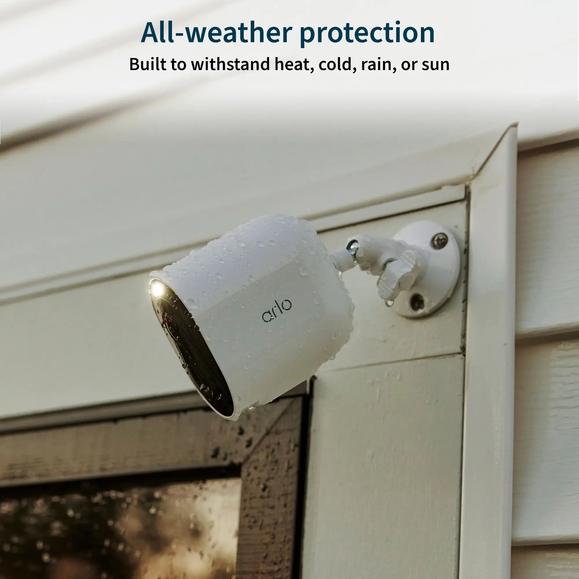 Arlo Pro 5S 2K Indoor/Outdoor Wireless Spotlight Security Camera, White