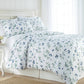 Forget Me Not Duvet Cover Set, White