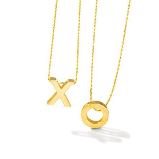 Block Letter Initial Necklace