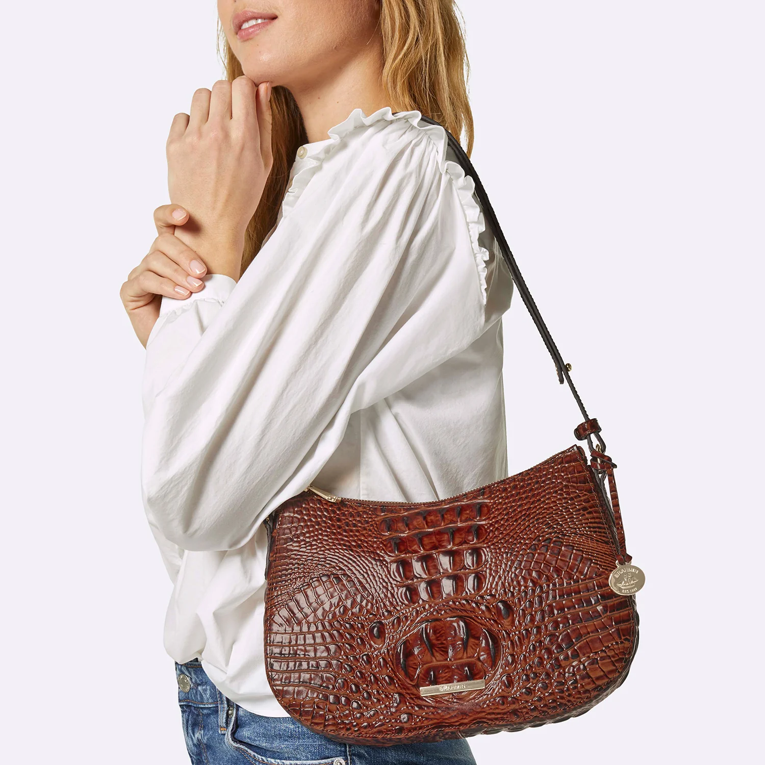 Brahmin Melbourne Collection Shayna Crossbody, Contour