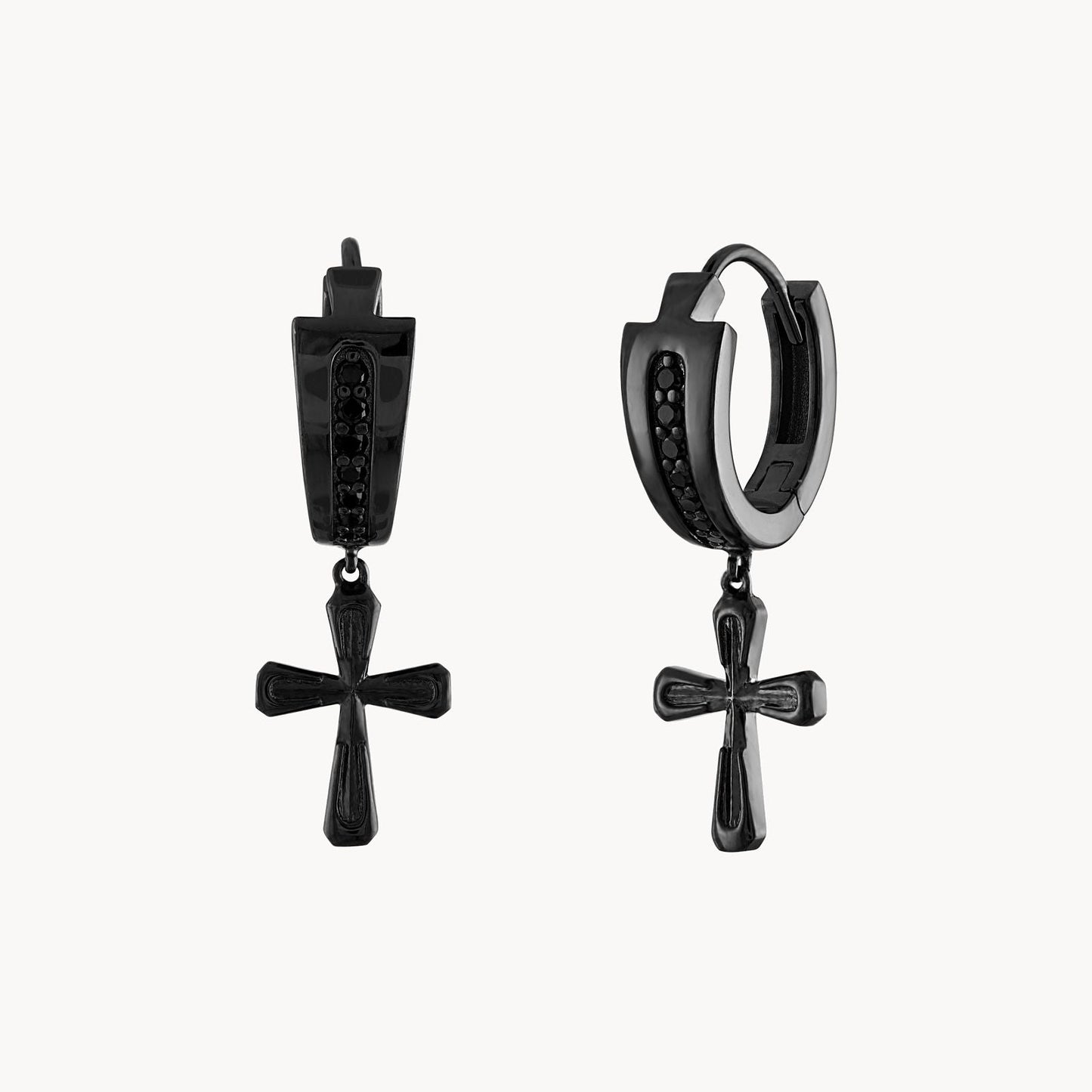 Bulova Icon Cross Earrings