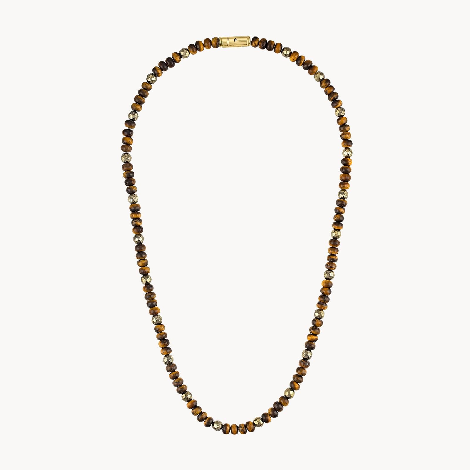 Bulova Tiger's Eye Necklace