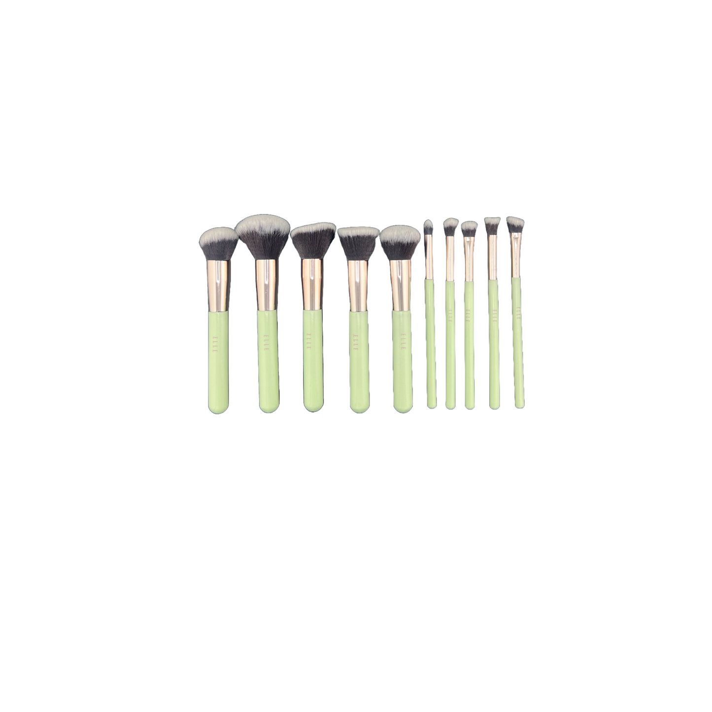 ELLE Deluxe 10 Piece Total Eye & Face Brush Set