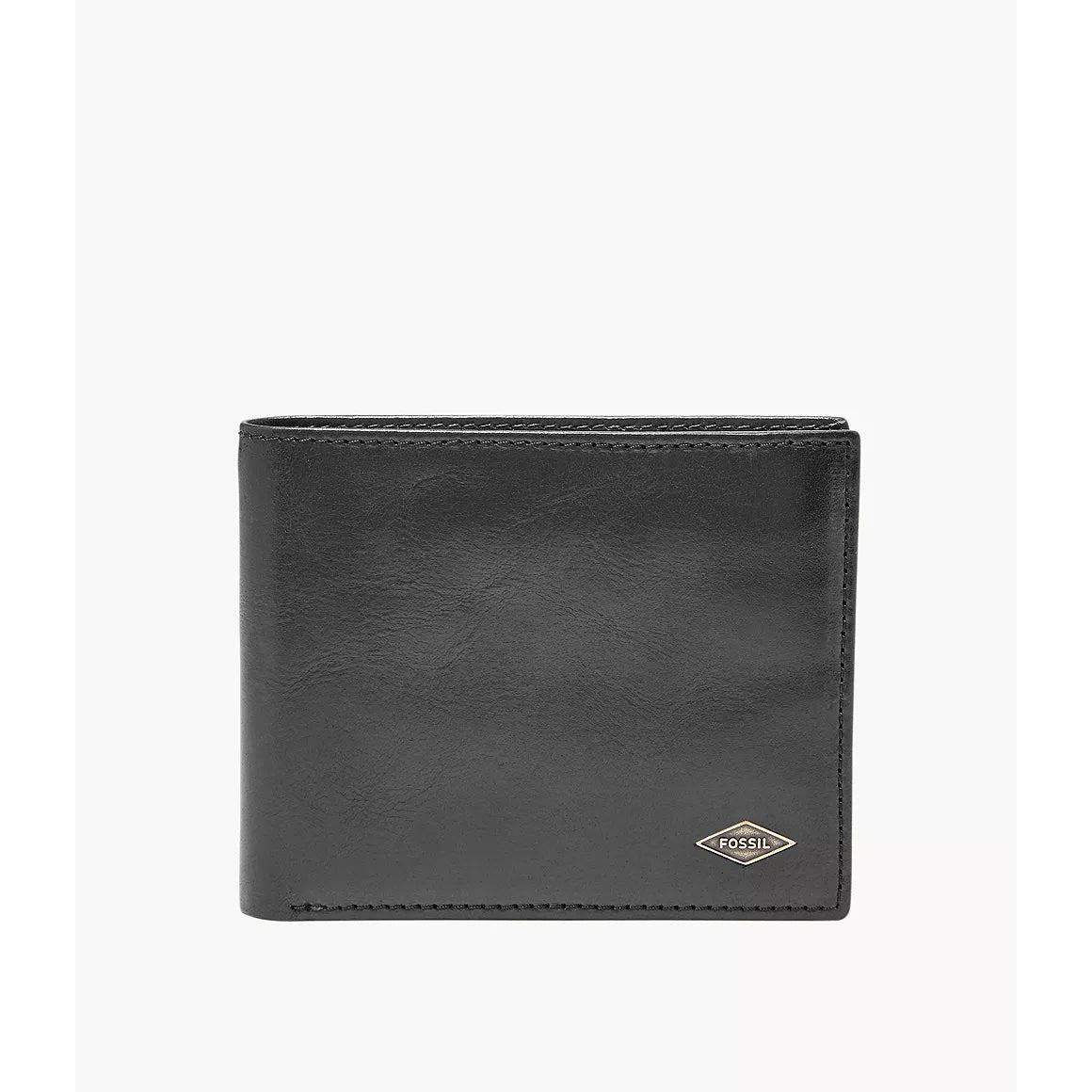 Fossil Ryan RFID Bifold Leather Wallet, Black