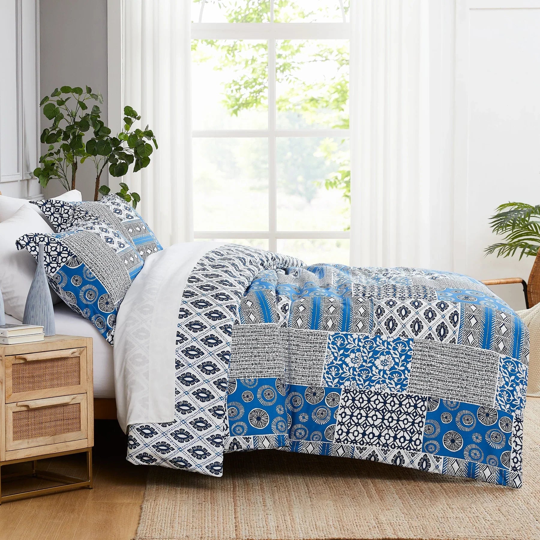 Global Comforter Set, Blue