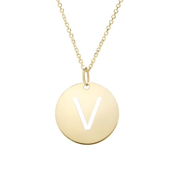 Initial Pendant Necklace