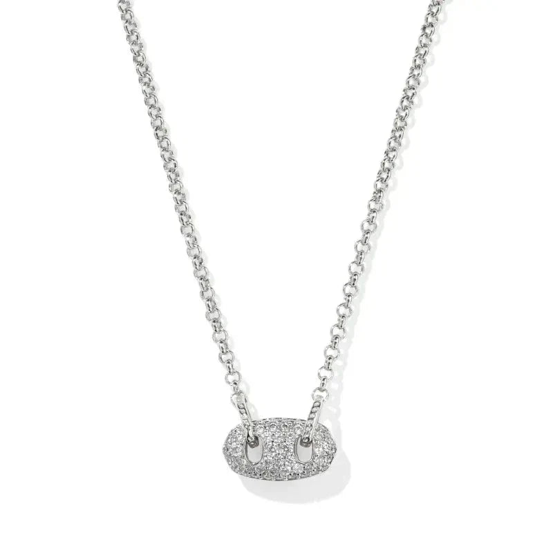 Kendra Scott Bailey Pave Pendant Necklace