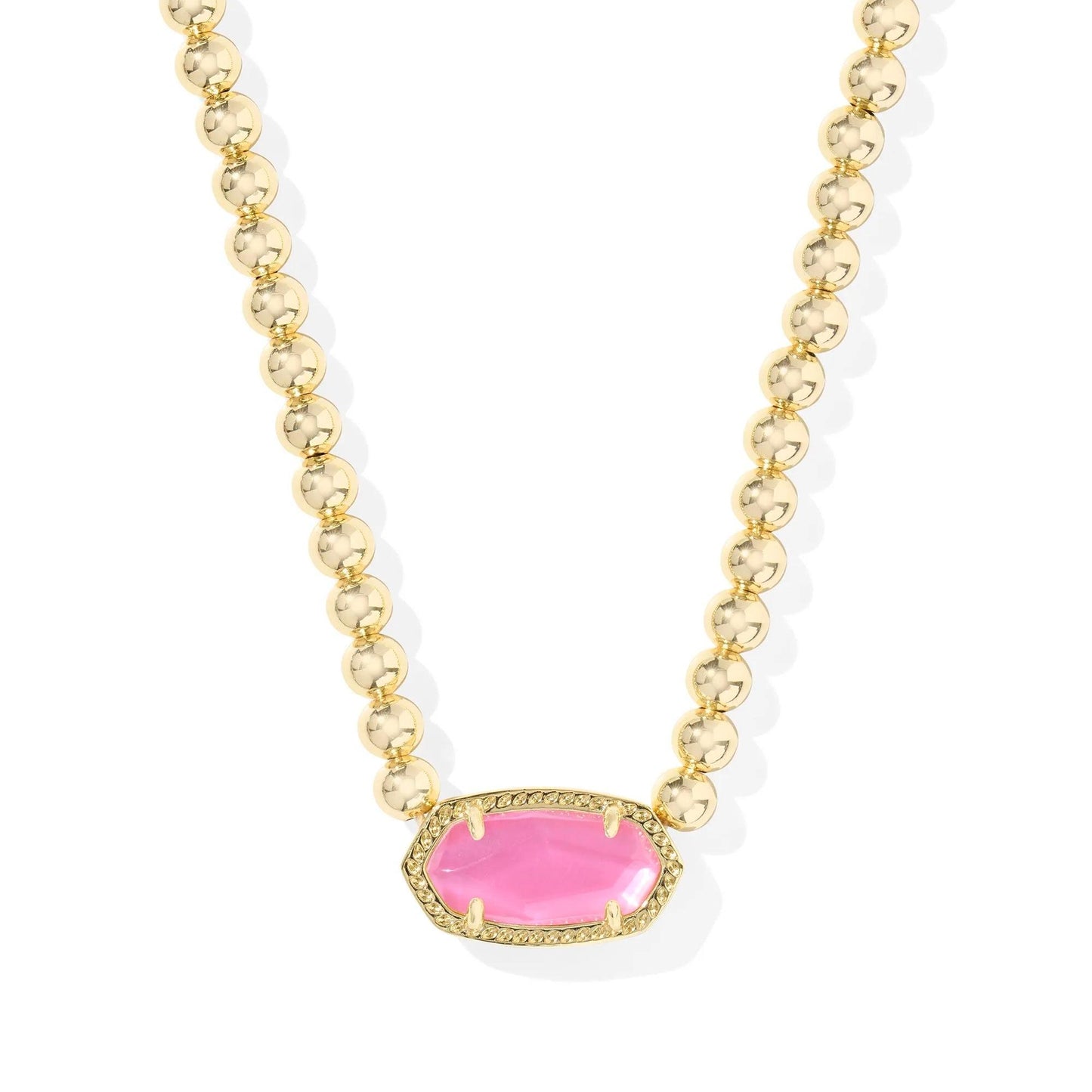 Kendra Scott Elisa Gold Beaded Necklace, Azalea Illusion