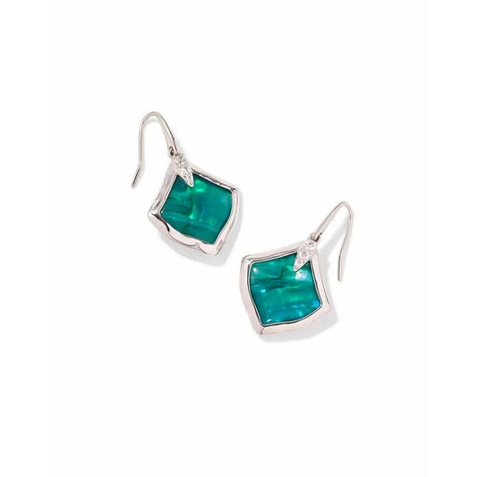 Kendra Scott Joelle Drop Earrings, Bright Aqua Illusion