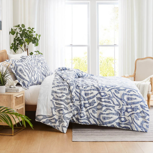 Luna Duvet Set, Indigo