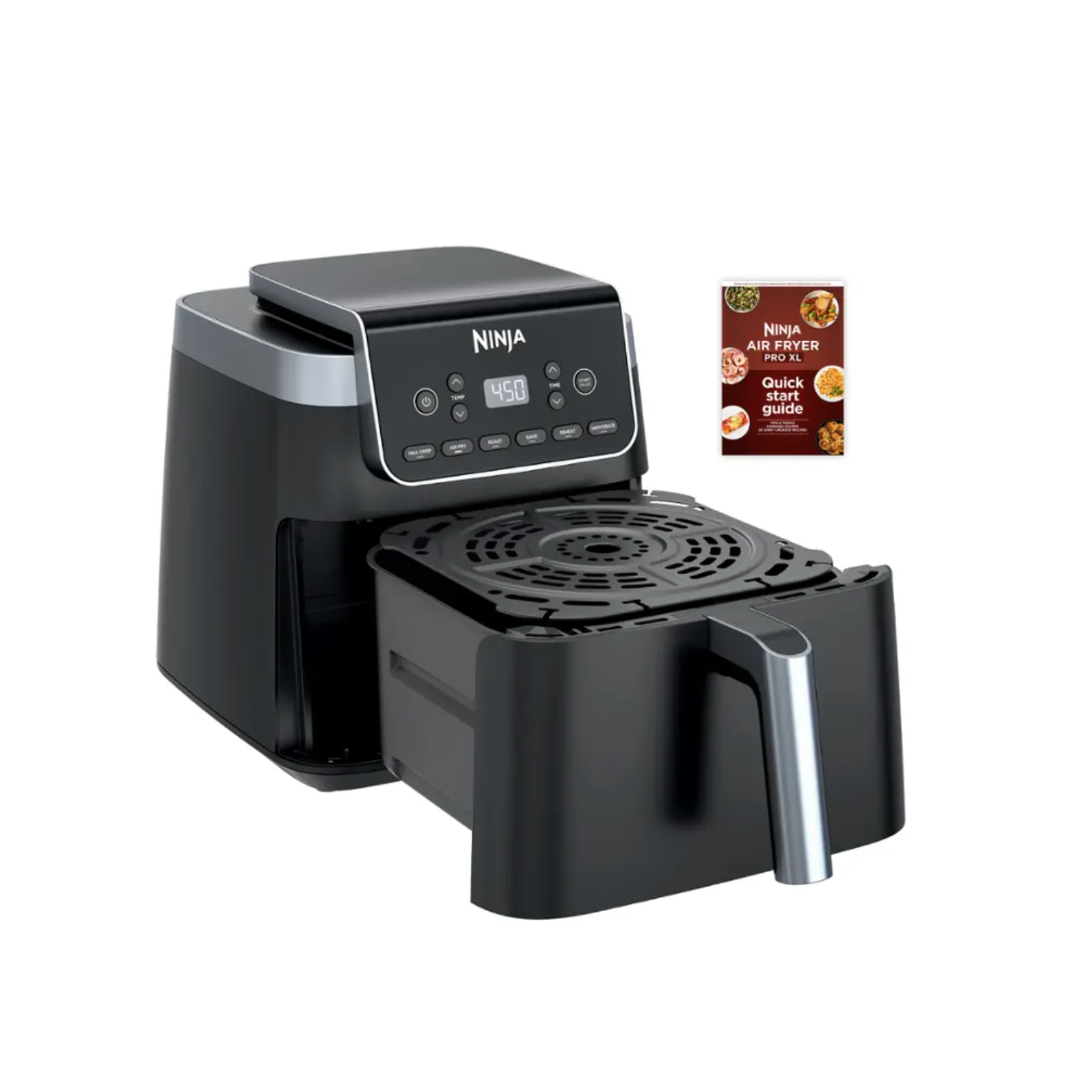Ninja Air Fryer Pro XL 6.5 Quart 6-in-1, Gray