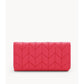 Fossil Logan RFID Flap Wallet, Bright Red