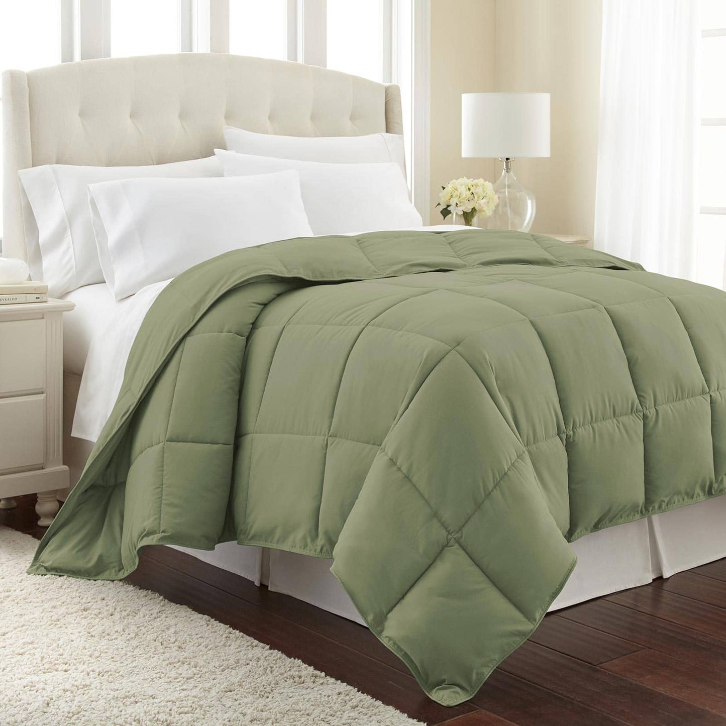 Luxe Down Alternative Comforter, Green