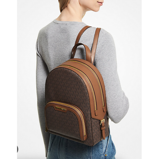 Michael Kors Jaycee Medium Backpack, Signature Brown