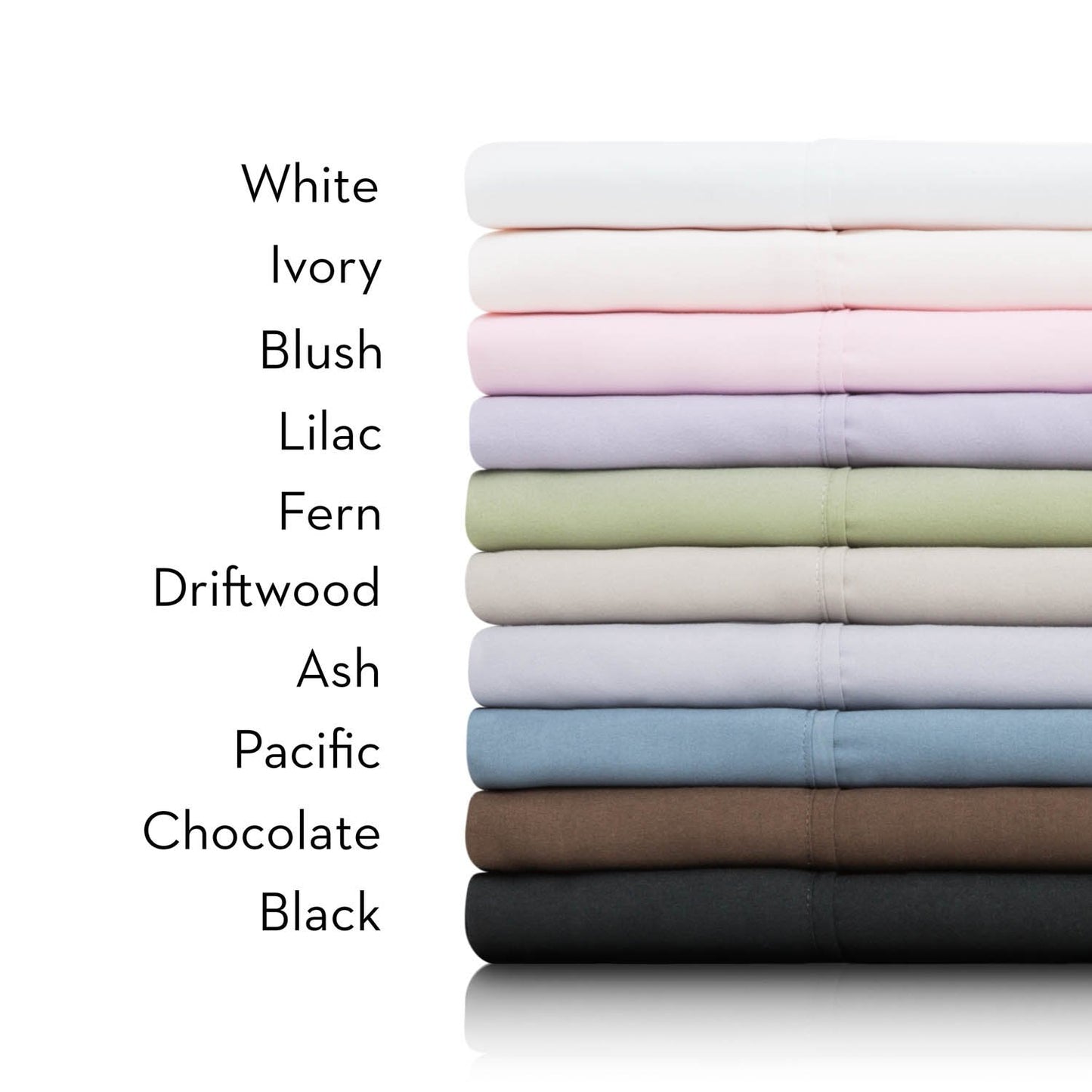 Brushed Microfiber Sheet Set, White