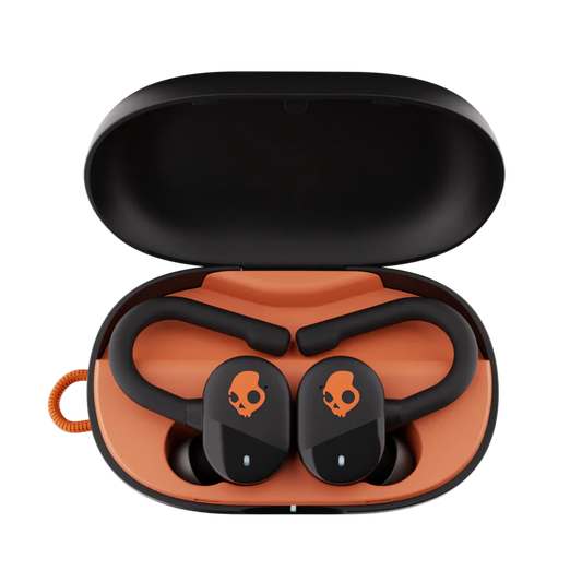 Skullcandy Push Play Active Earbuds, Black / Orange