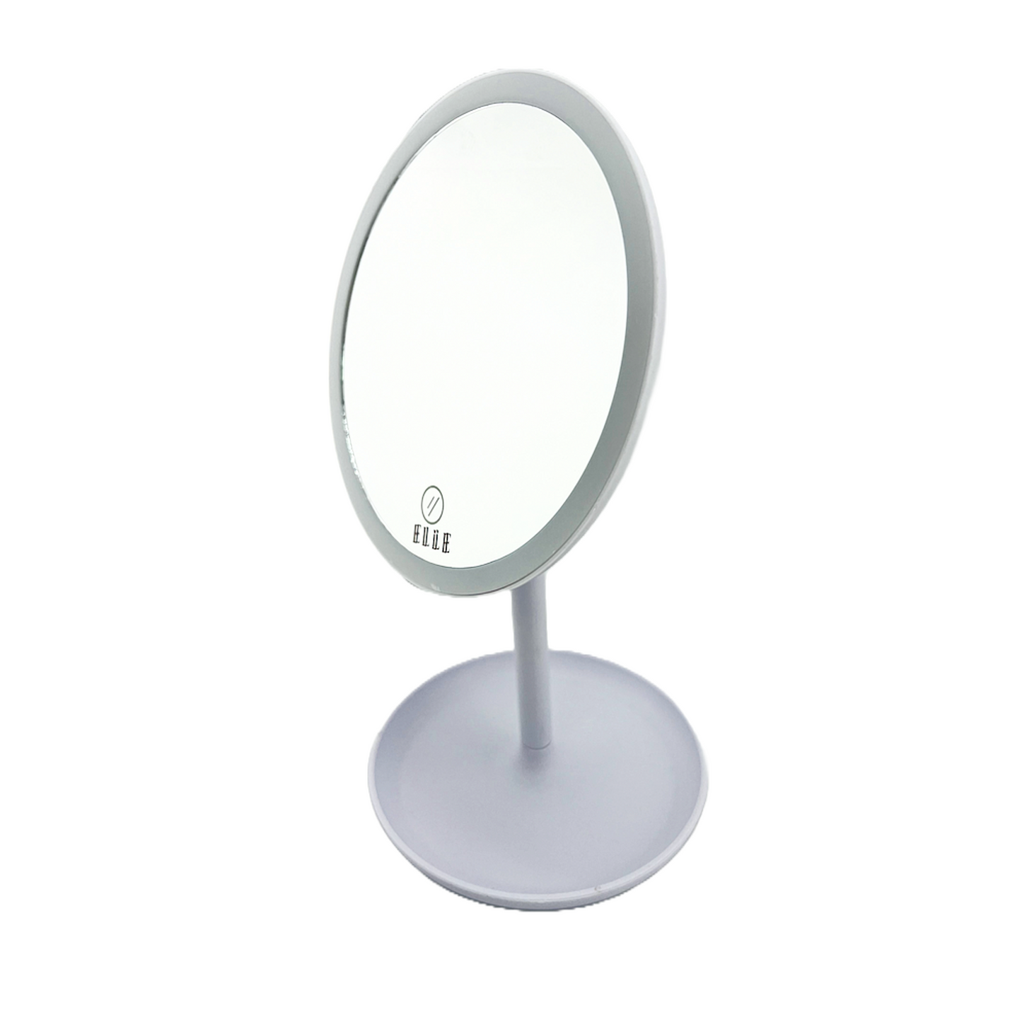 ELLE Lighted Round Vanity Mirror