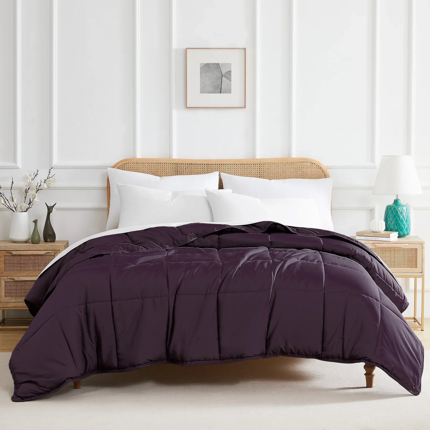 Luxe Down Alternative Comforter, Purple