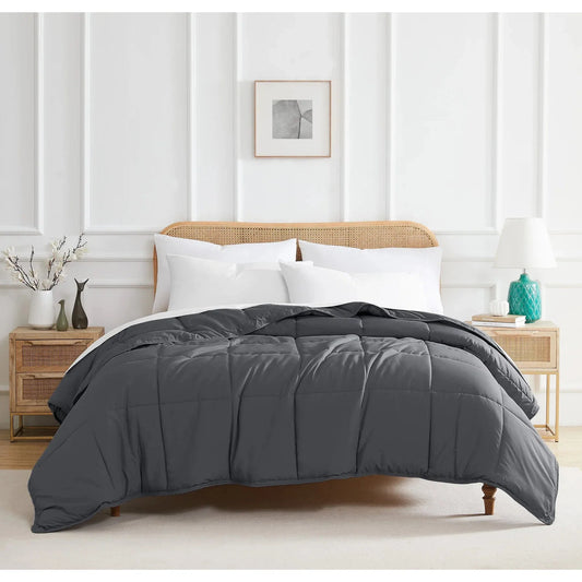 Luxe Down Alternative Comforter, Slate