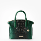 Brahmin Melbourne Collection Duxbury Satchel, Evergreen Ombre