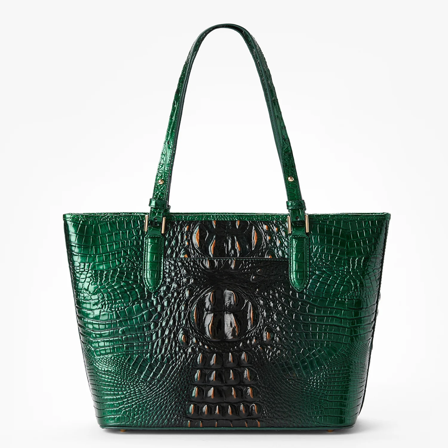 Brahmin Melbourne Collection Medium Asher Tote, Evergreen Ombre