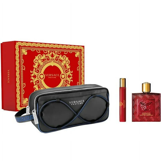 VERSACE - Eros Flame 3 Piece Gift Set