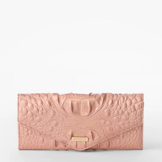 Brahmin Melbourne Collection Veronica Wallet, Rose Gold