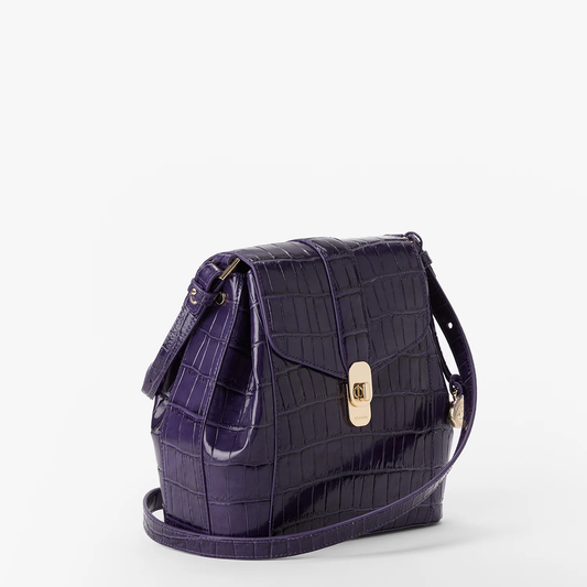 Brahmin Sirona Collection Margo Crossbody, Voltage Violet