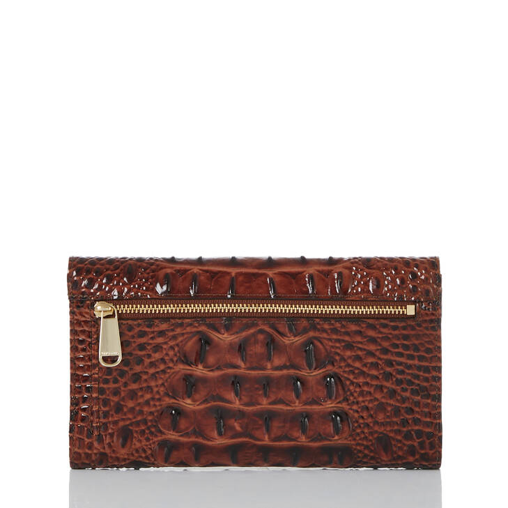 Brahmin Melbourne Collection Cordelia Wallet, Pecan