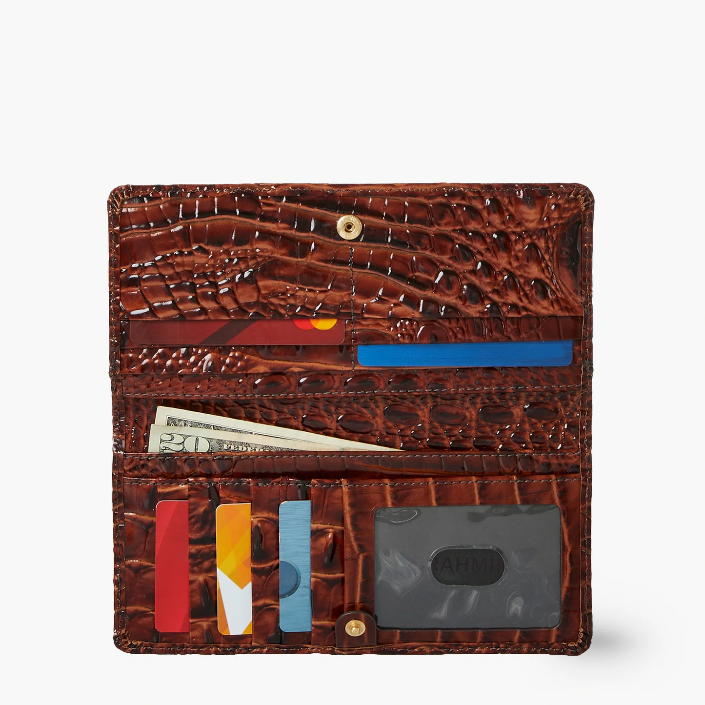 Brahmin Melbourne Collection Ady Wallet, Chrome