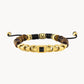 Bulova Black Spinel Bolo Bracelet