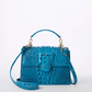 Brahmin Melbourne Collection Small Hallie Satchel, Vibrant Azure