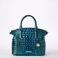 Brahmin Melbourne Collection Duxbury Satchel, Blue Patina