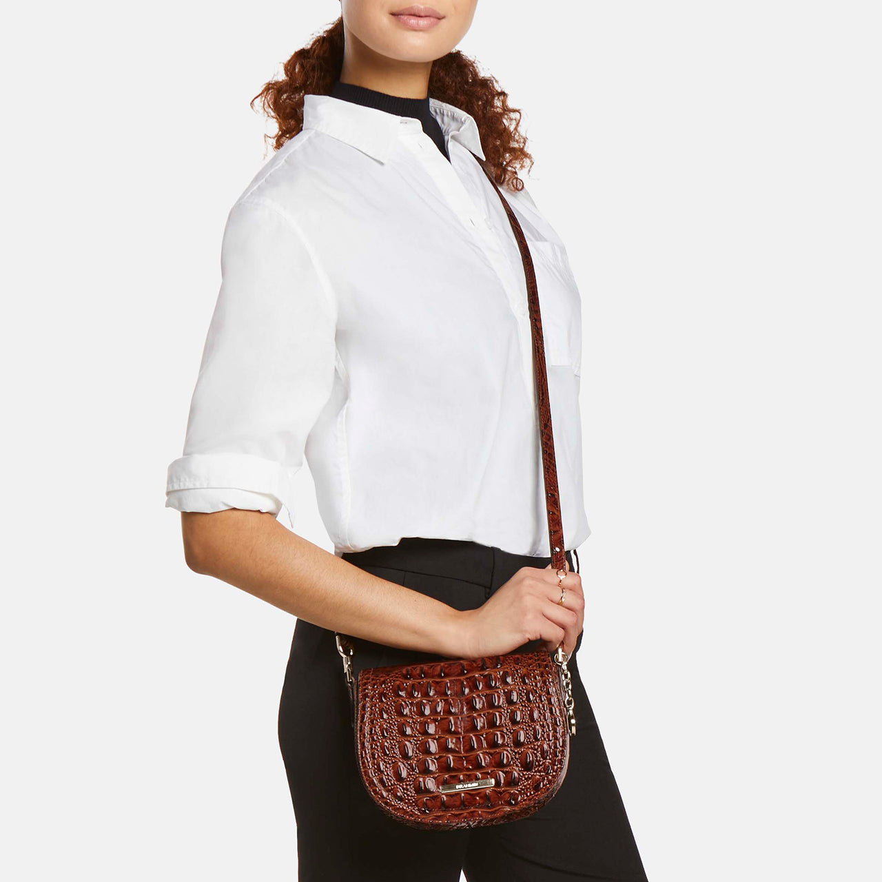 Brahmin Melbourne Collection Briar Crossbody, Black