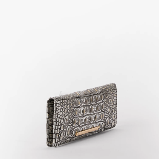 Brahmin Melbourne Collection Ady Wallet, Chrome