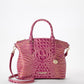 Brahmin Melbourne Collection Duxbury Satchel, Rouge Blush