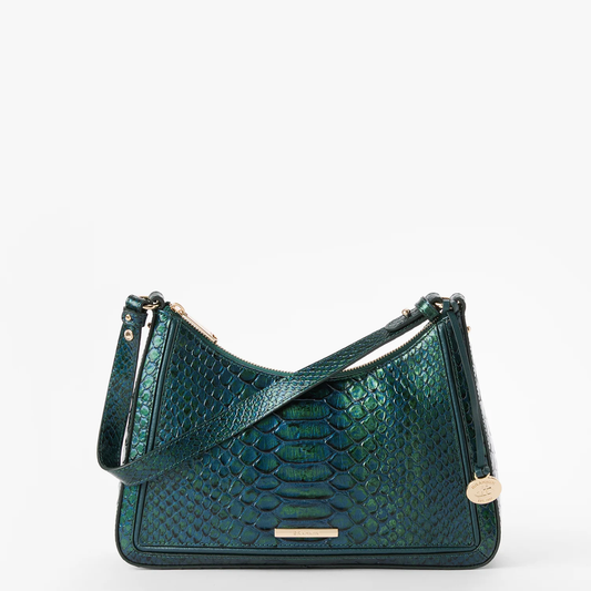 Brahmin Kalopsia Collection Esme Shoulder Bag, Evergreen