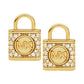 Michael Kors Padlock Earrings