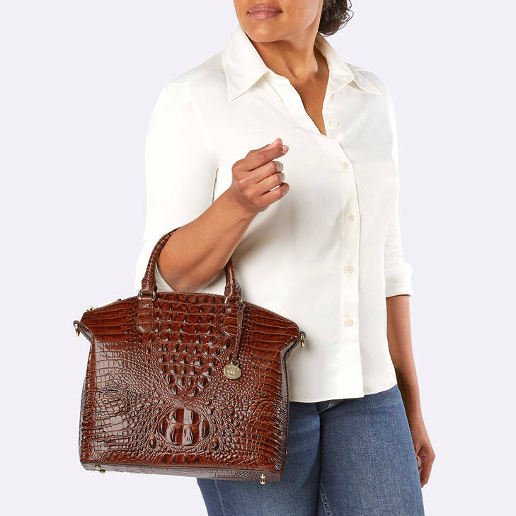 Brahmin Melbourne Collection Duxbury Satchel, Hunter