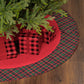 Striped and Plaid Tree Skirt