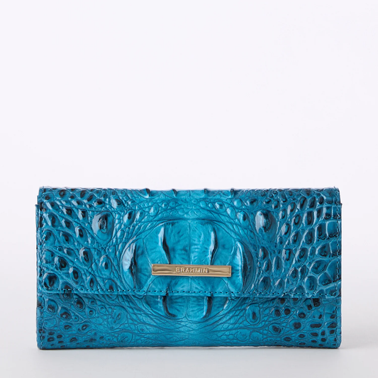 Brahmin Melbourne Collection Cordelia Wallet, Vibrant Azure