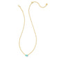 Kendra Scott Cailin Pendant, Aqua Crystal