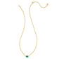 Kendra Scott Cailin Pendant, Green Crystal