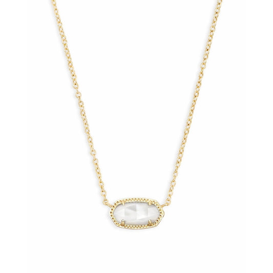 Kendra Scott Elisa Gold Pendant Necklace, Ivory Mother of Pearl