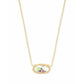 Kendra Scott Elisa Gold Pendant Necklace, Dichroic Glass